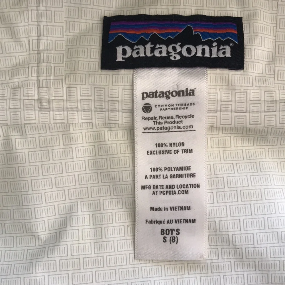 Patagonia Rain Jacket (boys' size S)